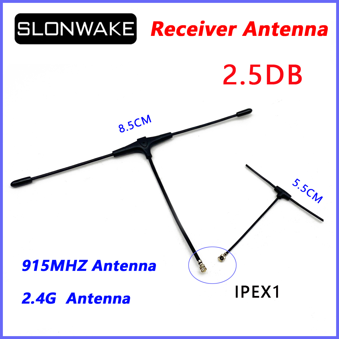Tbs Fpv Tracer - Antenne réceptrice omnidirectionnelle 2,4G 40MM/90MM pour