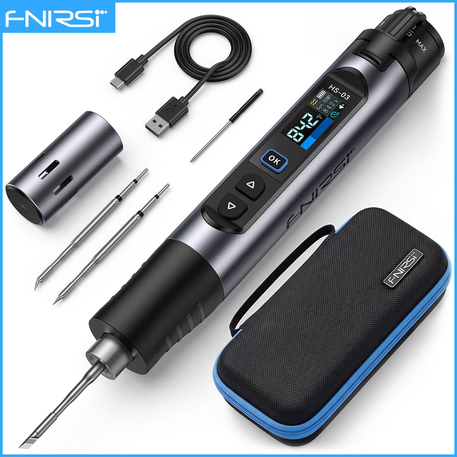 Fer à souder FNIRSI HS-03 amél - Fpv Drone Tool Kit avis et prix